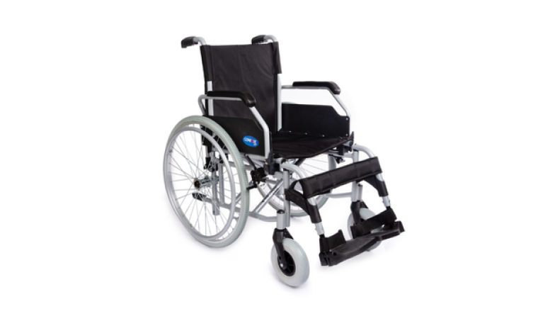 Silla de ruedas ligera de aluminio 45cm