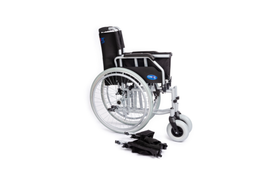Silla de ruedas ligera de aluminio 45cm