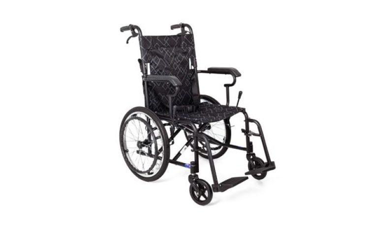 Silla de ruedas manual plegable ligera Transfer