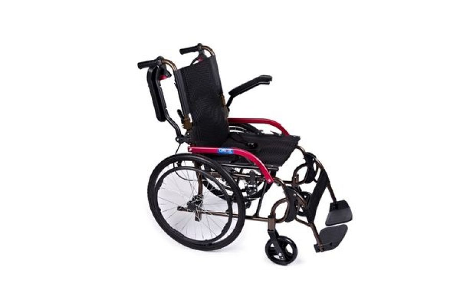 silla de ruedas manual plegable ligera