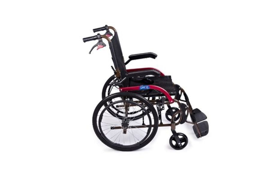 silla de ruedas manual plegable ligera