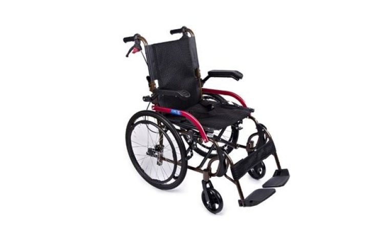 silla de ruedas manual plegable ligera