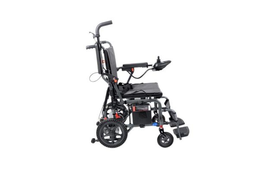 Silla de ruedas a batería con respaldo reclinable