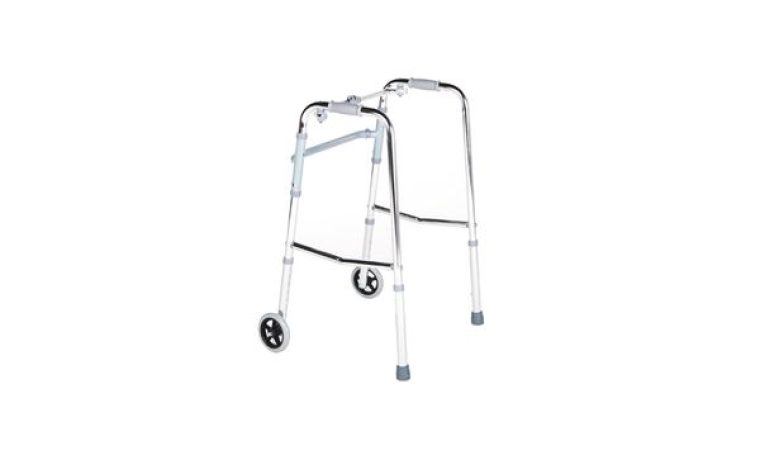 Andador de aluminio de 2 ruedas