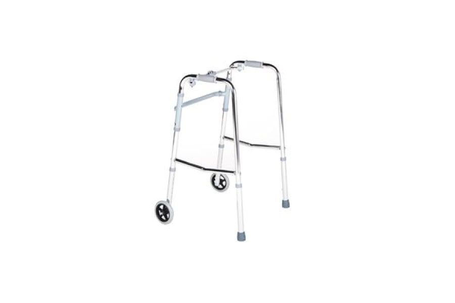 Andador de aluminio de 2 ruedas